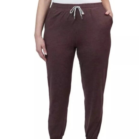 KIRKLAND Signature Women's Moisture Wicking Lightweight Jogger Pant, Pockets RED - Picture 1 of 3